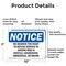 Signmission We Reserve The Right To Refuse Service To, 10 in W x Rectangle, Aluminum OS-2PACK-NS-A-710-L-18998 - alternate 4